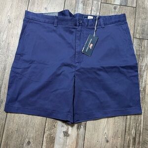 NWT Vineyard Vines Mens Breaker Short 7” stretch Deep Cobalt Blue